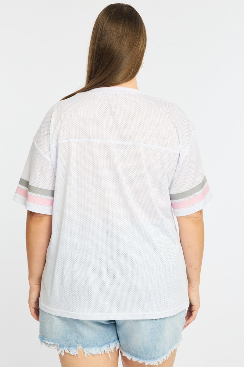 White Sport Tee Short Sleeve - Image 5