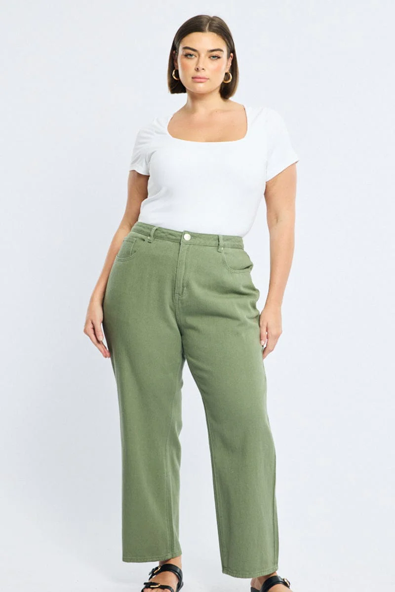 White Square Neck Top Short Sleeve Double Layered - Image 3