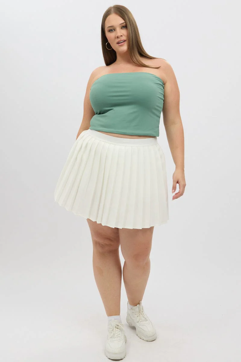 White Tennis Skirt - Image 3