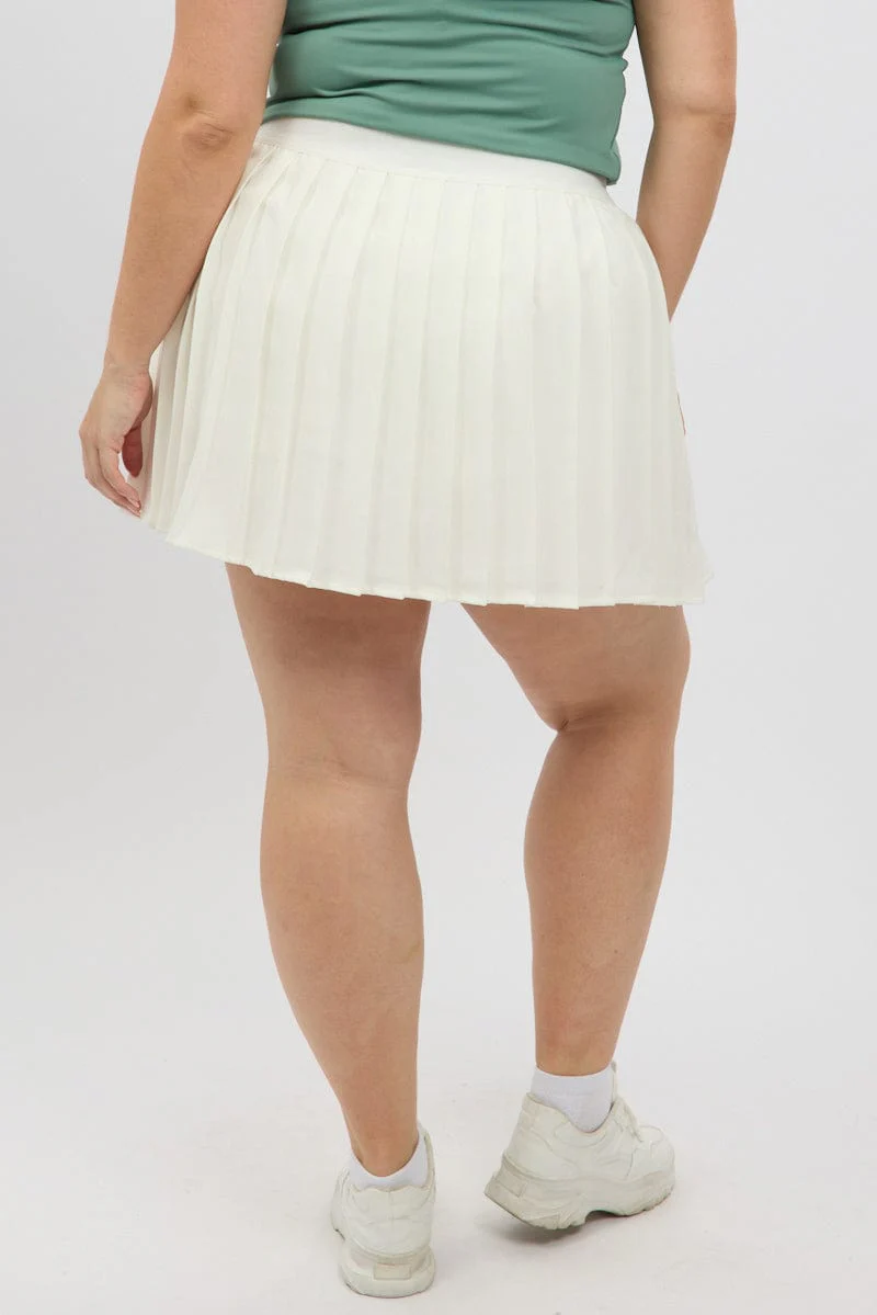 White Tennis Skirt - Image 5