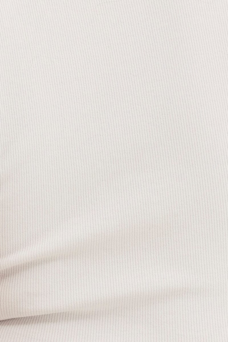 White Top Short Sleeve V-neck - Image 6