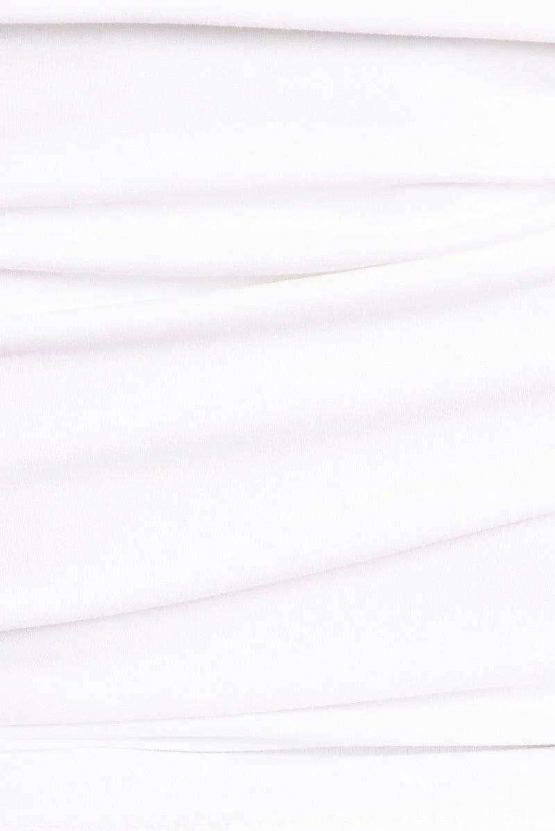 White Top Sleeveless Sweetheart Neck Supersoft - Image 6