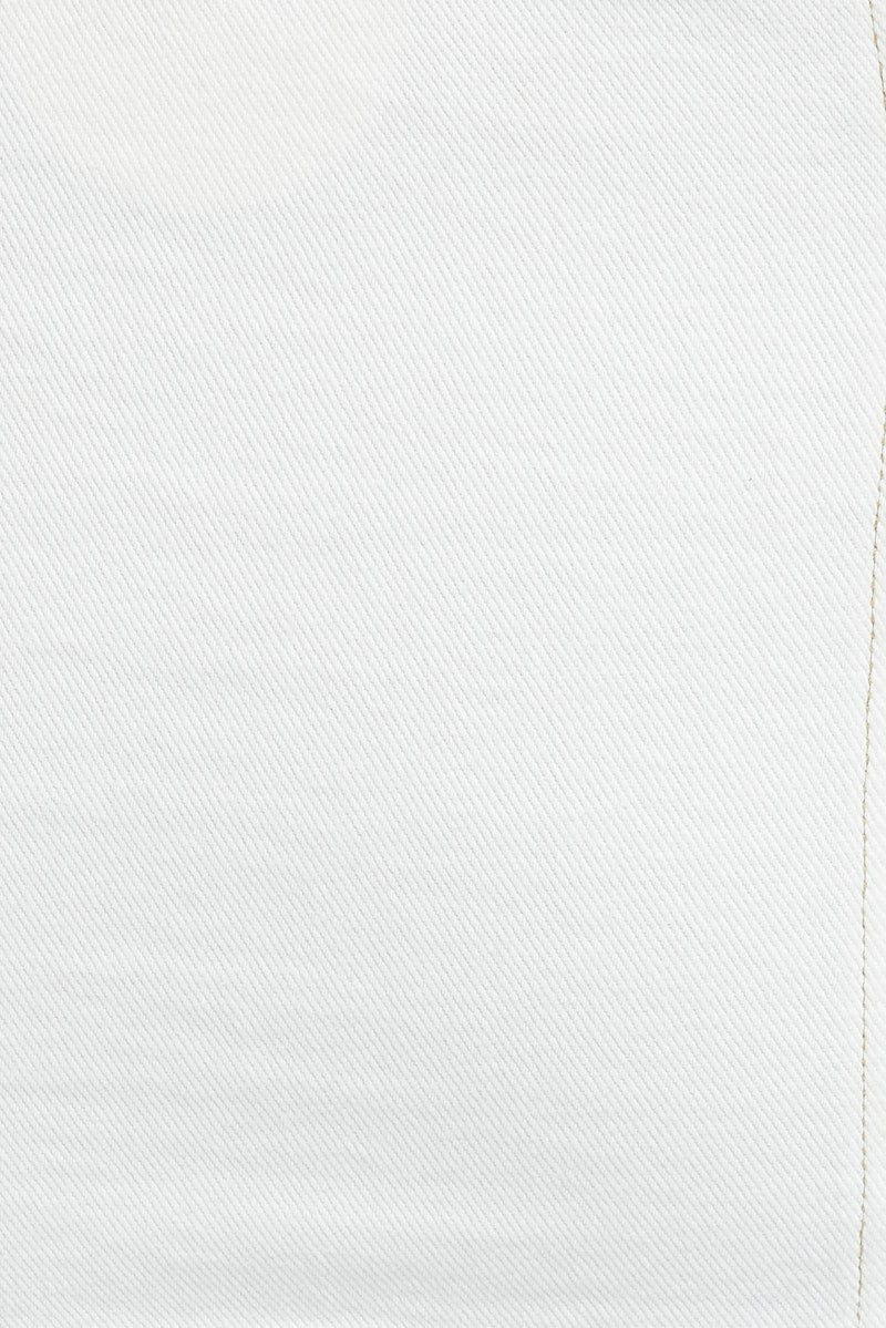 White Vest Sleeveless Contrast Stitch - Image 6
