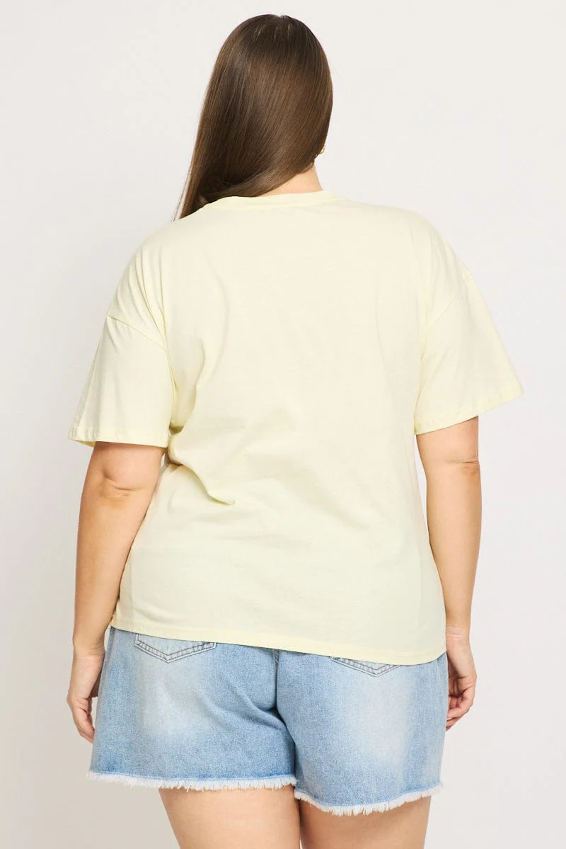 Yellow Graphic Tee Short Sleeve Lobster - Image 4