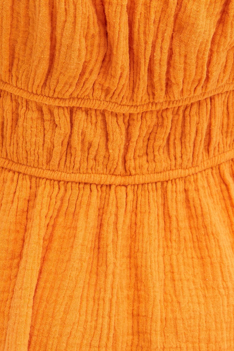 Yellow Mini Skater Dress Kids Sleeveless - Image 6