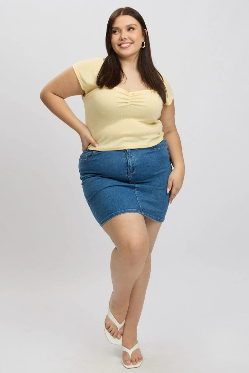 Yellow Top Short Sleeve